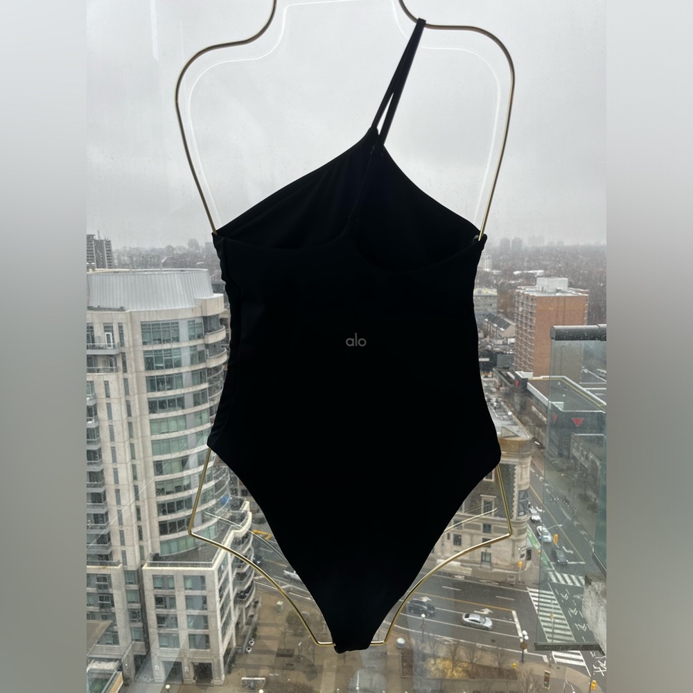 🆕 ALO YOGA 🧿 Airlift Plie Bodysuit Black - Size XXS - BNWOT - Picture 5 of 14